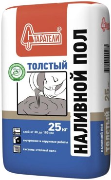 СТАРАТЕЛИ Толстый наливной пол 25кг 790₽