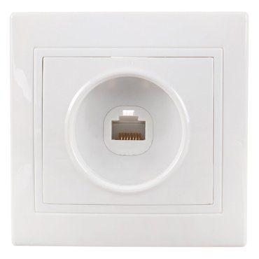 Розетка компьютерная скрытой установки без заземления белая TDM Electric Таймыр RJ45 SQ181 2410₽