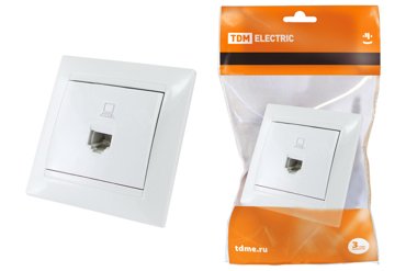 Розетка TDM ELECTRIC компьютерная RJ45 SQ1815-0016 1349₽