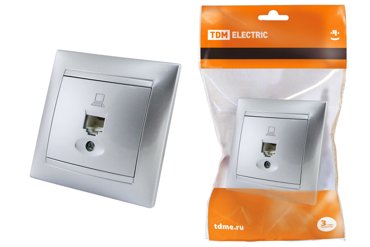 Розетка TDM ELECTRIC компьютерная RJ45 SQ1815-0216 1989₽