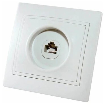 ТАЙМЫР SQ1814-0021 розетка компьютерная RJ-45 су белая 274₽