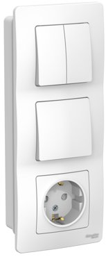 Выключатель с сетевой розеткой Schneider Electric Blanca BLNBS101201 1864₽