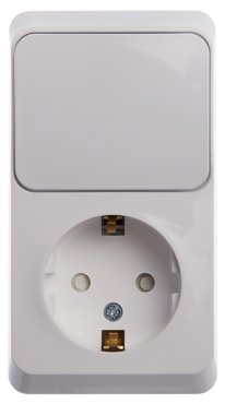Выключатель с сетевой розеткой Schneider Electric Этюд BPA16-201B 764₽