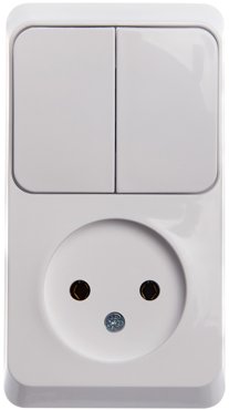 Выключатель с сетевой розеткой Schneider Electric Этюд BPA16-205B 1170₽