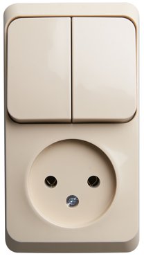 Выключатель с сетевой розеткой Schneider Electric Этюд BPA16-205K 645₽