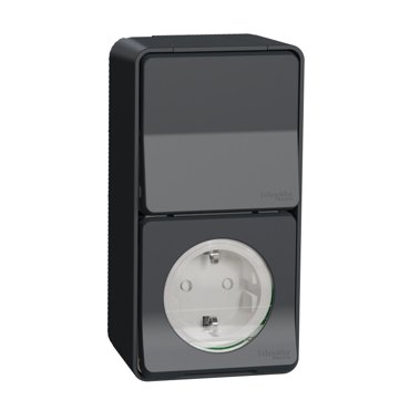 Выключатель с сетевой розеткой Schneider Electric Mureva Styl MUR36024 IP55 5709₽
