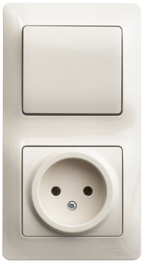 Выключатель с сетевой розеткой Schneider GSL000260 1389₽