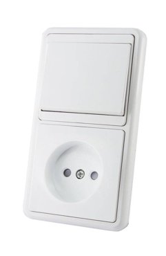 Выключатель с сетевой розеткой TDM ELECTRIC SQ1813-0004 667₽