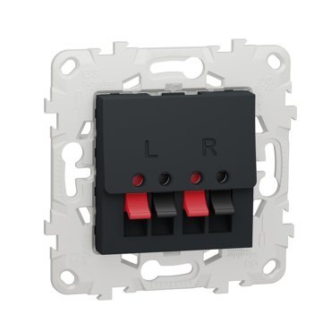 Аудиорозетка Schneider Electric Unica New NU548654 антрацит 2071₽