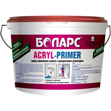 Грунт БОЛАРС АCRYL-PRIMER 2100 10 кг 00000003140 4929₽