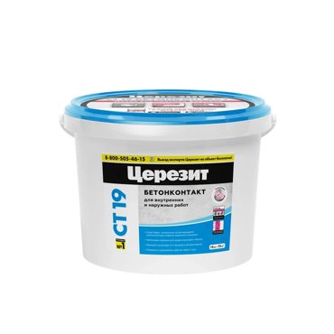 Грунтовка бетон-контакт Церезит CT 19 15 кг 3640₽