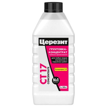 Грунтовка для стен Церезит CT 171л концентрат 1089₽