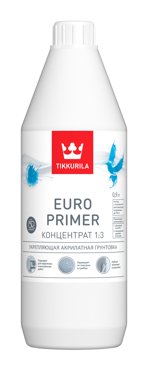 Грунтовка укрепляющая Tikkurila Euro Primer глубокого проникновения 09 л 1045₽