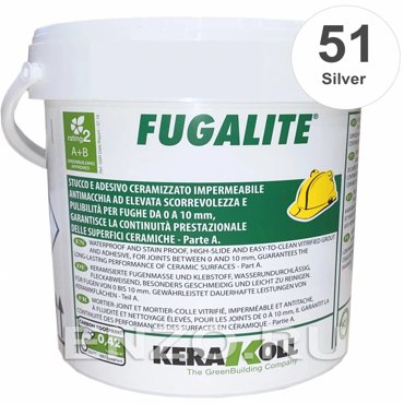 Затирка эпоксидная KERAKOLL FUGALITE ECO Цвет 51 Silver Серебряный 3 кг 7900₽