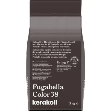 Затирка гибридная KERAKOLL FUGABELLA COLOR Цвет 38 Мокко 3 кг 3200₽