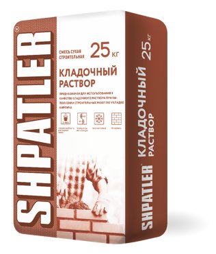 Кладочный раствор Шпатлер М 150 25 кг 735₽