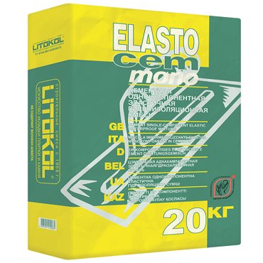 Смесь гидроизоляционная однокомпонентная цементная Litokol Elastocem Mono 7882₽