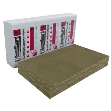Плита звукопоглощающая SoundGuard Basalt 1000х600х50 мм 24 м2 в уп 1822₽