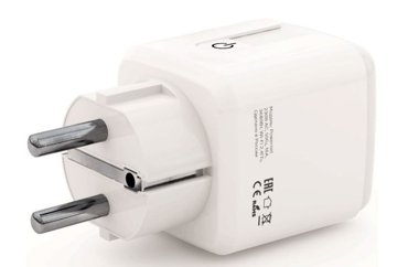 Умная розетка Sibling 16А с мониторингом электроэнергии работает с Алисой 990₽