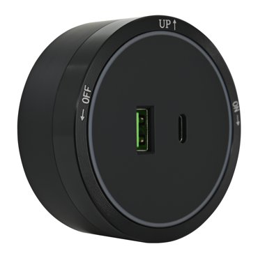 Трековая розетка Arte Milano 21A 18W 250V 380066TS LEDUSB-Type-C Black 2846₽