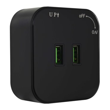 Трековая розетка Arte Milano 21A 250V 380022TSUSBx2 Black 1644₽
