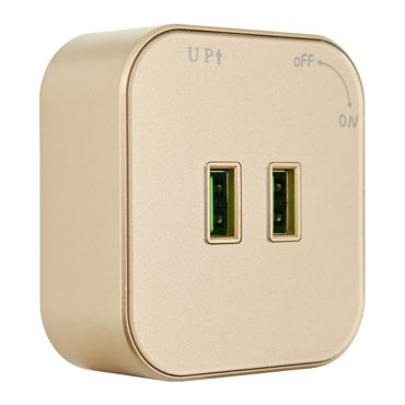 Трековая розетка Arte Milano 21A 250V 380022TSUSBx2 Gold 1644₽