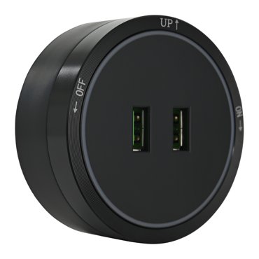 Трековая розетка Arte Milano 21A 250V 380066TS LEDUSBx2 Black 2142₽