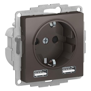 USB розетка Systeme Electric ATN0006304 4шт 33416₽