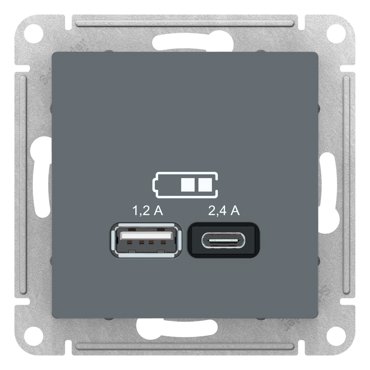 USB розетка Systeme Electric ATN0007396 6шт 42490₽