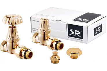 Клапан SR Rubinetterie прямой серия Floral Old Style 12 цвет золото 14170₽