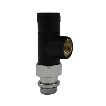 SR Rubinetterie Запорный клапан осевой SR Rubinetterie серия Tondera 12 чёрный матовый 6100₽