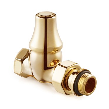 Запорный клапан SR Rubinetterie прямой серия Old Style 12 цвет золото 10710₽