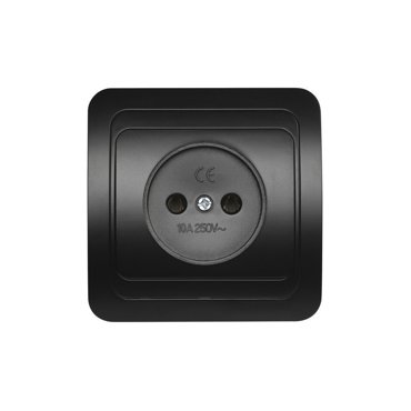 Розетка 1-местная Smart Buy Марс SBE-02b-10-S1-N-c черная 176₽