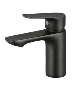 Смеситель для раковины с монолитным изливом OSGARD SEGEL BLACK черный матовый 5470₽