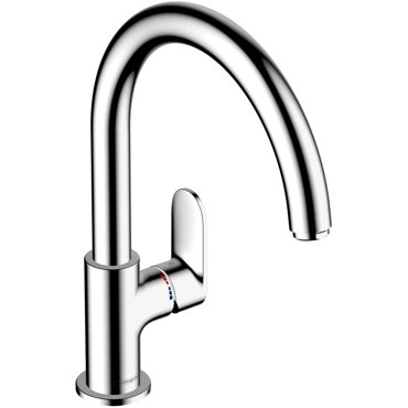Кухонный смеситель Hansgrohe Vernis Blend M35 260 с поворотным изливом 71870000 хром 14120₽