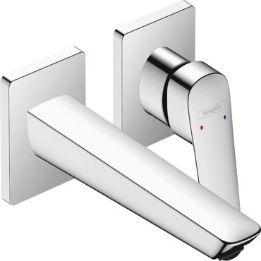 Смеситель для раковины внешняя частьHansgrohe Logis Fine 71256000 хром настенный 23911₽