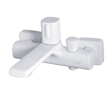 Смеситель для ванны Maxonor PURE LIFE HAPPY PL3289-8 белый матовый 14298₽