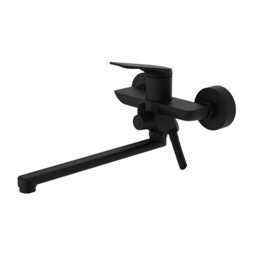 Смеситель для ванны OSGARD SOLEN BLACK 58223 с длиннным изливом аксессуарами Черный 8614₽