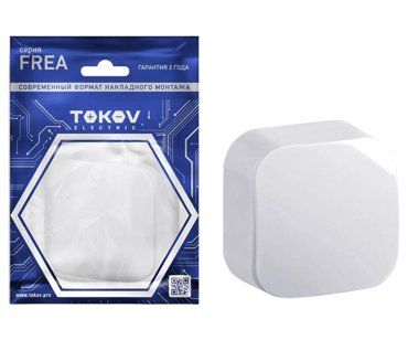 Выключатель 1-кл ОП Frea 10А IP20 250В АБС-пластик бел TOKOV ELECTRIC TKE-FR-V1-C01 254₽