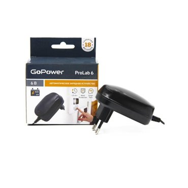 Модуль ЗУ для свинцово-кислотных акк-в 6V GoPower ProLab 6 10A 829₽