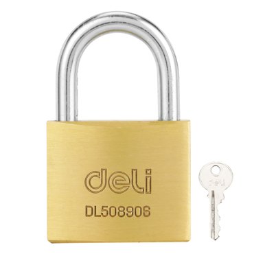Замок навесной латунный Deli Tools DL508906 2240₽