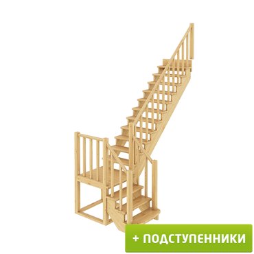Лестница Profi Hobby К-022м П с подступенками сосна 7 уп 92255₽