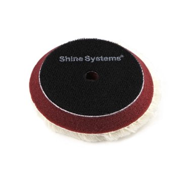 Круг полировочный из стриженого меха Shine Systems Stripy Wool Pad 155мм SS541 1768₽