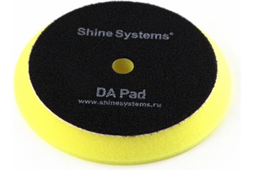 Полировальный круг антиголограммный DA Foam Pad Yellow 130 мм желтый Shine systems SS560 1133₽