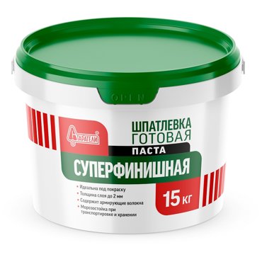 Шпатлёвка Старатели Суперфинишная полимерная готовая паста 32773560 7 кг 1200₽