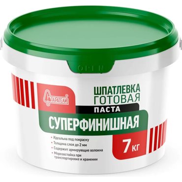 Шпатлёвка Старатели Суперфинишная полимерная готовая паста 32773560 7 кг 1519₽