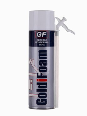 Монтажная бытовая пена GoldiFoam mini 650 мл с трубкой-адаптером 590₽
