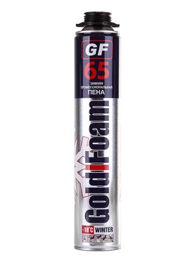 Монтажная пена зимняя GoldiFoam 65 профессиональная 1000 мл 1319₽