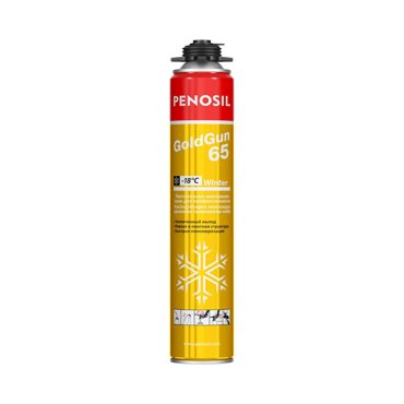 Пена монтажная профессиональная Penosil GoldGun 65 Winter зимняя 875 мл 1930₽