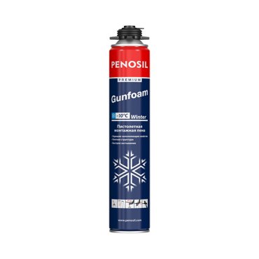 Пена монтажная профессиональная Penosil Premium Gunfoam Winter зимняя 750 мл 1459₽